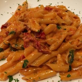 Gluten-free penne alla vodka from Zucchero E Pomodori